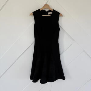 Lela Rose Black Sleeveless Dress Size 6